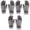 3 Paar Verdickte Touchscreen- Für Herren (Grau) 3