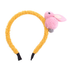 2Stk Kinder Bunny Haarband Gelb Lustiges Plüsch Accessoire