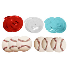 4 Sets Baseball Pendelnde Wirbel Für Party Hängende Anhänger