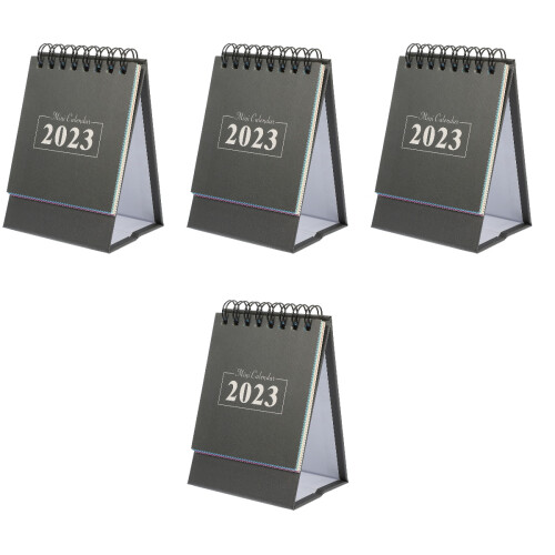 4Stk 2023 Tischkalender Englisch Desktop 2