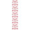 10Sets Rote Papierstern Hochzeit 2