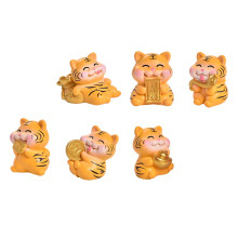 12Stk Tiger Form Garten Deko Hochwertigem Material Bunt Langlebig