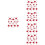 10Sets Rote Papierstern Hochzeit 6