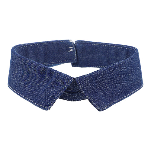 Abnehmbarer Denim Falscher Hemdkragen Für Pullover