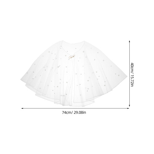 Strass Schal Cape Für Tüll Umhang Zubehör 1