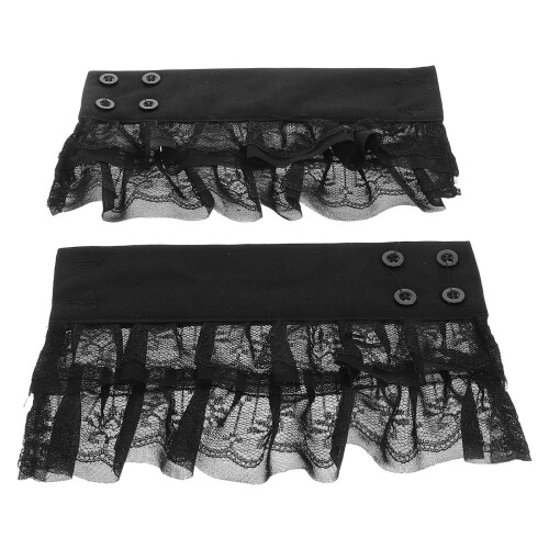 2 Pares De Puños Con Para Disfraz Y Chaquetas