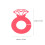 24 Teile Rote Diamant-Design Dekorative Karten Weinkelch-Marker 2