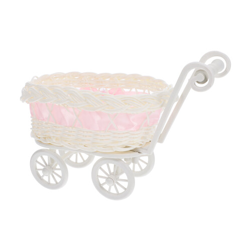 2 Unidades Mini Cestas Tejidas De Ratán Artificial Para 2