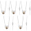 5 Unidades Colgante Collar Cremación Corazón 5