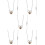 5 Unidades Colgante Collar Cremación Corazón 10