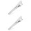 2 Unidades Pinza Para Barra Larga Clip 5