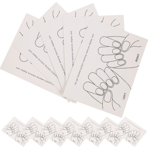 75 Unidades Tarjetas Para Postizas 2