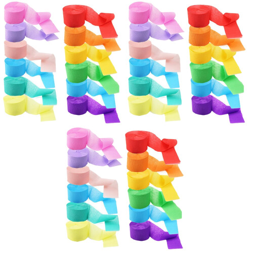 36Pièces Décorations En Papier Crépon Pour 2