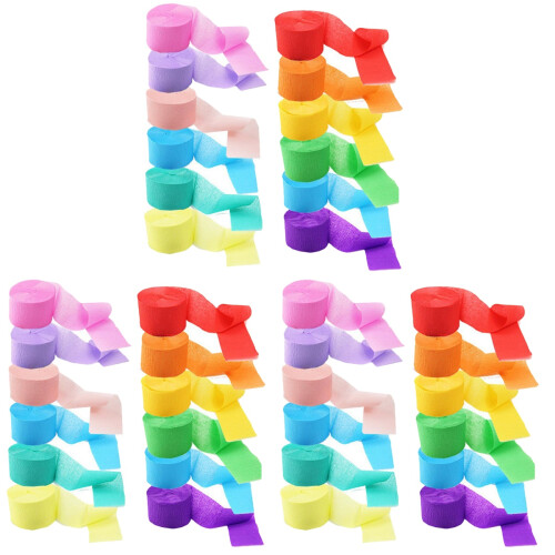 36Pièces Décorations En Papier Crépon Pour 1