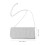 1Chain Silberne Clutch Für Hochzeit Abendtasche Damen Polyester 11