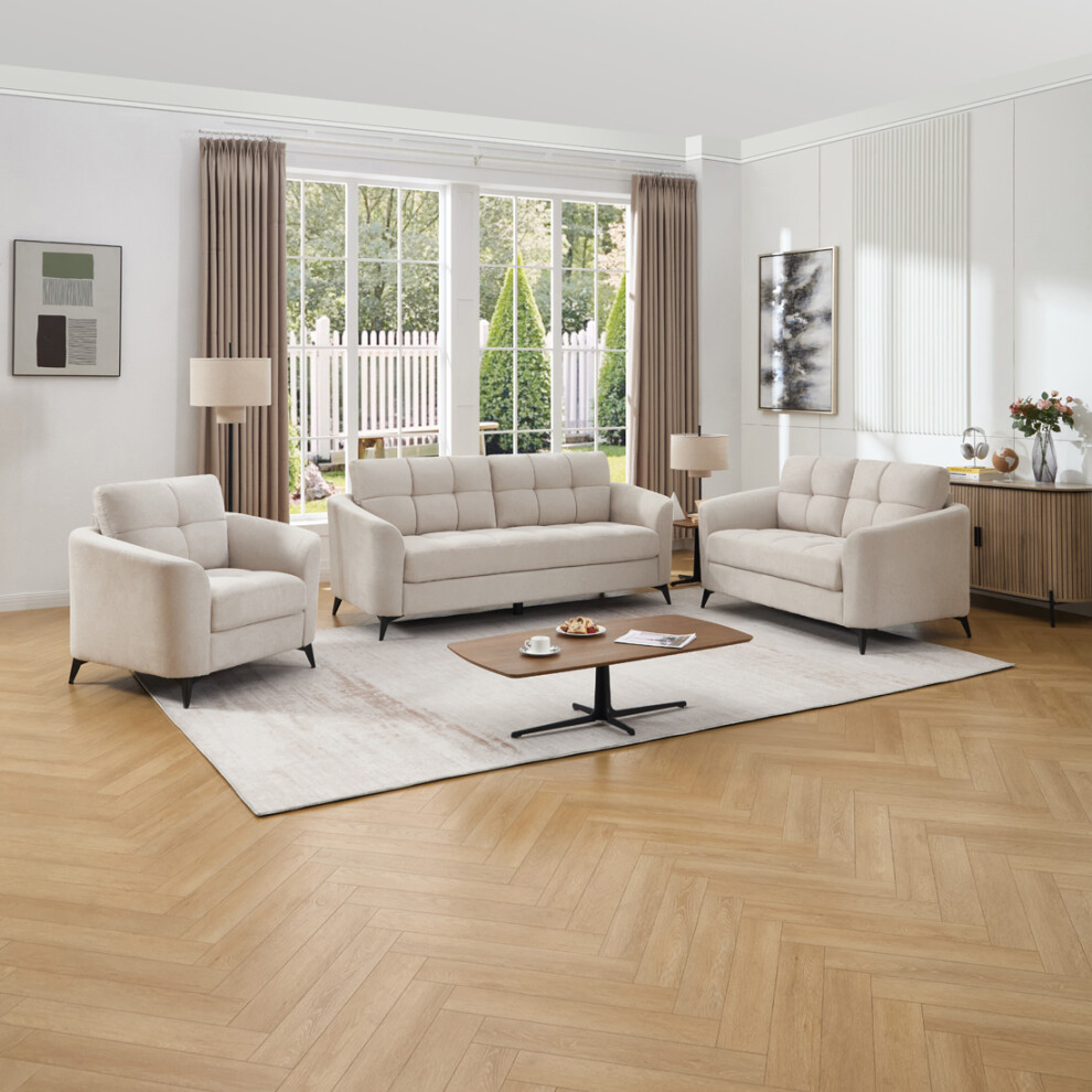 (1 seater, Charcoal) SOLNA MODERN SCANDI STYLE FABRIC LIVING ROOM 1+2+3 SOFA-image-OPC-PMVXZDQ-NEW