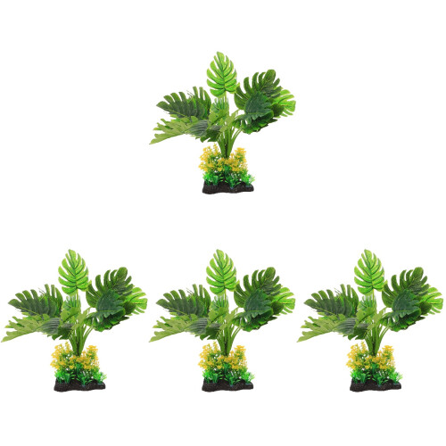 4 Unidades Planta Artificial Para 1