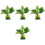 4 Unidades Planta Artificial Para 3