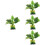 4 Unidades Planta Artificial Para 6