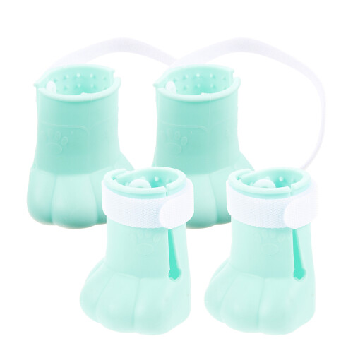 4 Unidades Botas Antirriscos Para Ajustáveis De Silicone