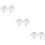 3 Pares De Clips Para Noiva 9