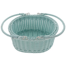 3Pcs Cesta Trançada Para , E Legumes, Portátil