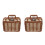 2Pcs Cestas De Para Rattan Sintético 5