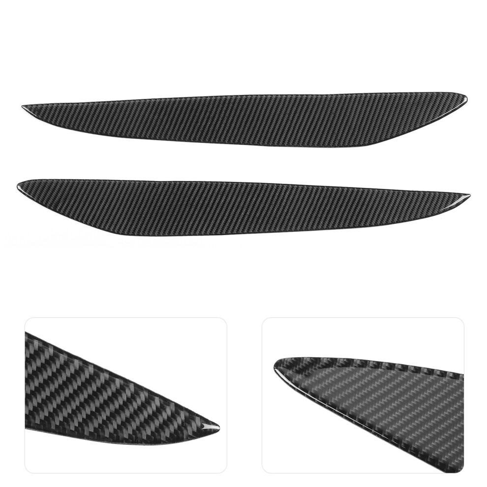 Mazda 3 Carbon Fiber Headlight Eyebrows Easy Install 4171359834700