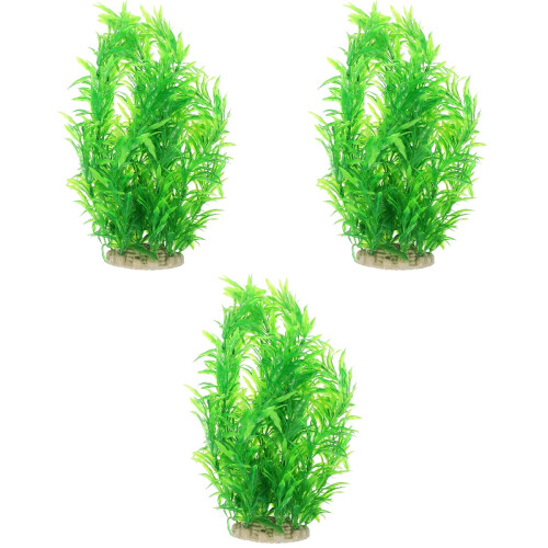 3Pcs Decoração De Planta Aquática Para E De 2