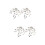 2 Pares De Para De Noiva Com Decorativas 7