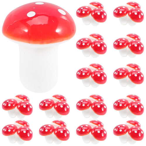 500 Unidades Mini Cogumelos Falsos Decoração De E