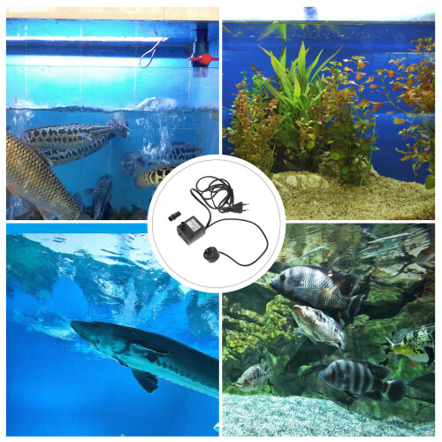 Submersível Para 5W Com 4 Led E Plugue UE, Preto 2