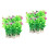 40 Peças Plástico Decoração Artificial Para 6