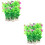 40 Peças Plástico Decoração Artificial Para 8
