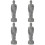 4Pcs Estátua De Buda Para Decoração Subaquática 7