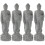 4Pcs Estátua De Buda Para Decoração Subaquática 6