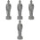 4Pcs Estátua De Buda Para Decoração Subaquática 5