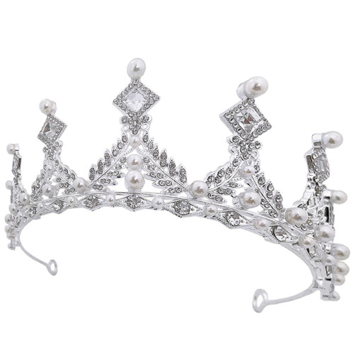 5 Unidades Tiara De Cristal Coroa Faixa Noivado 1