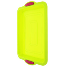 De Silicone Para Assar E Armazenar Com Alça (Verde)