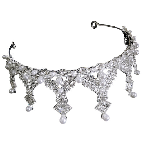 5 Unidades Tiara De Cristal Coroa Faixa Noivado 2