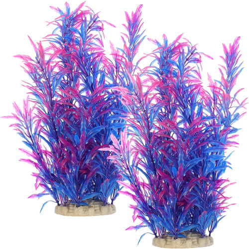 2 Pcs Aquáticas Artificiais Para E De 2