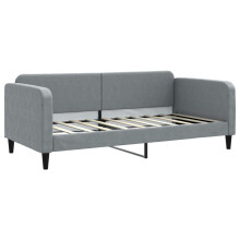 (light grey) vidaXL Day Bed Sofa Bed Guest Bed Sleeper Sofa Light Grey 90x190 cm Fabric