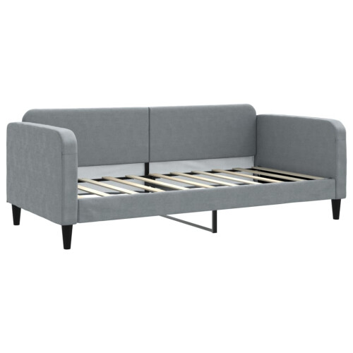 VidaXL (light grey) vidaXL Day Bed Sofa Bed Guest Bed Sleeper Sofa Light Grey 90x190 cm Fabric