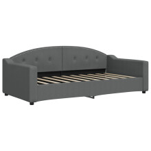 (dark grey) vidaXL Day Bed Sofa Bed Guest Bed Sleeper Sofa Light Grey 90x190 cm Fabric