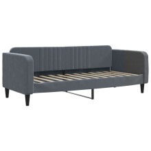 (dark grey) vidaXL Day Bed Sofa Bed Guest Bed Sleeper Sofa Light Grey 90x190 cm Velvet