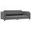 VidaXL (dark grey) vidaXL Day Bed Sofa Bed Guest Bed Sleeper Sofa Light Grey 90x190 cm Fabric 1