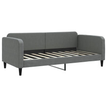 (dark grey) vidaXL Day Bed Sofa Bed Guest Bed Sleeper Sofa Light Grey 90x190 cm Fabric