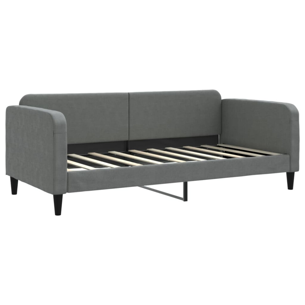 Vidaxl (Dark Grey) Day Bed Sofa Bed Guest Bed Sleeper Sofa Light Grey 90X190 Cm Fabric
