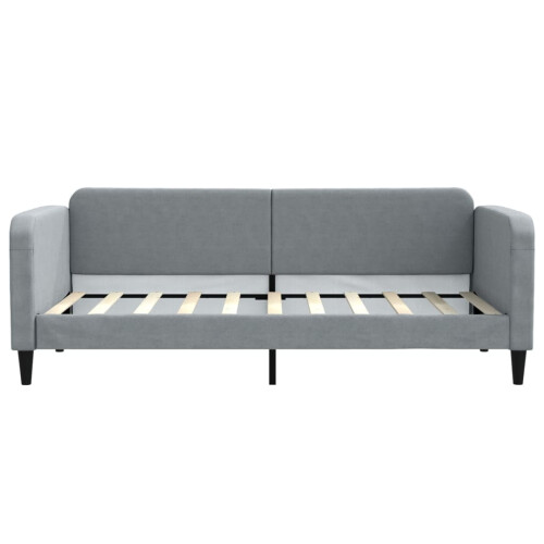 VidaXL (light grey) vidaXL Day Bed Sofa Bed Guest Bed Sleeper Sofa Light Grey 90x190 cm Fabric 2