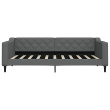 (dark grey) vidaXL Day Bed Sofa Bed Guest Bed Sleeper Sofa Light Grey 90x190 cm Fabric